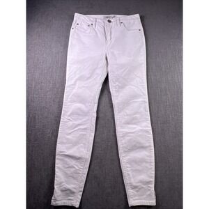 Vineyard Vines Corduroy Pants Women's 2 Skinny Tapered White Preppy Casual